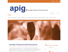 Tablet Screenshot of apig.com.au